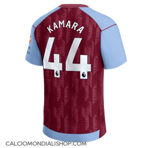 Maglie da calcio Aston Villa Boubacar Kamara #44 Prima Maglia 2023-24 Manica Corta